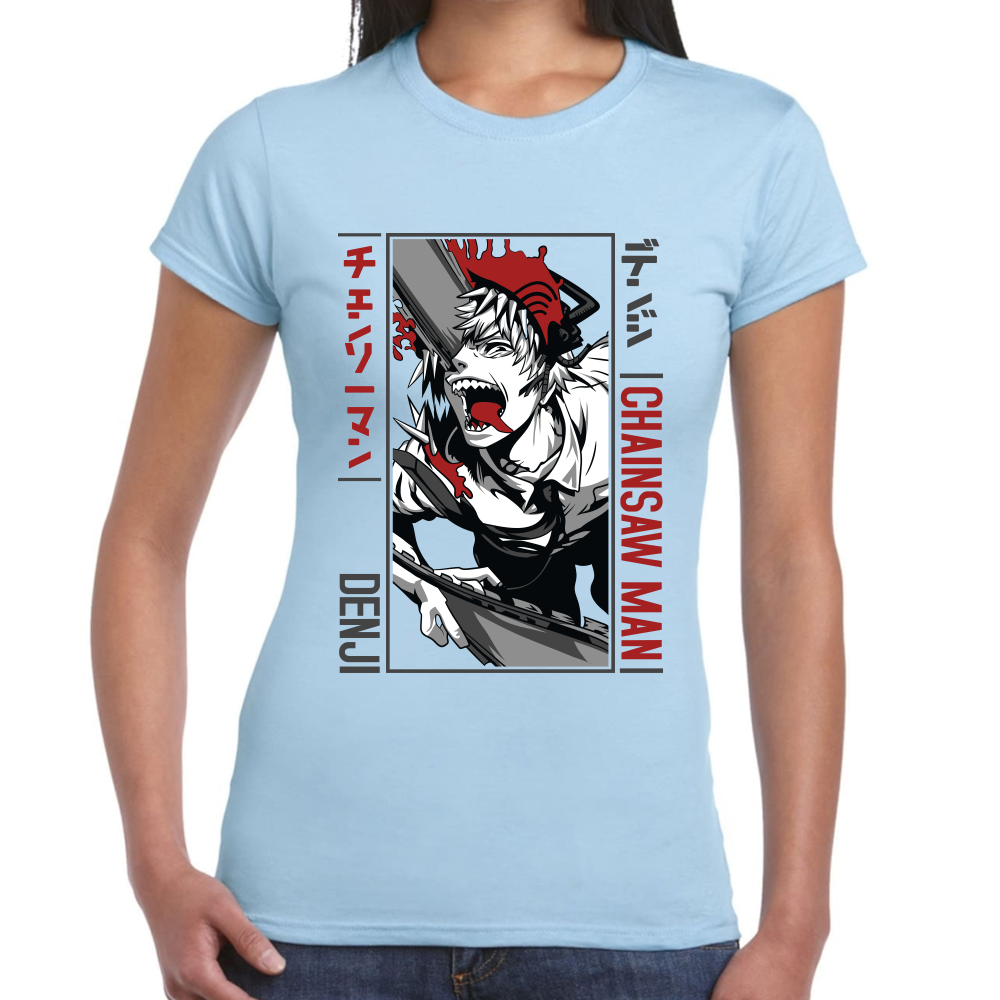 Playera Denji Chainsaw Man Algodón Premium #503