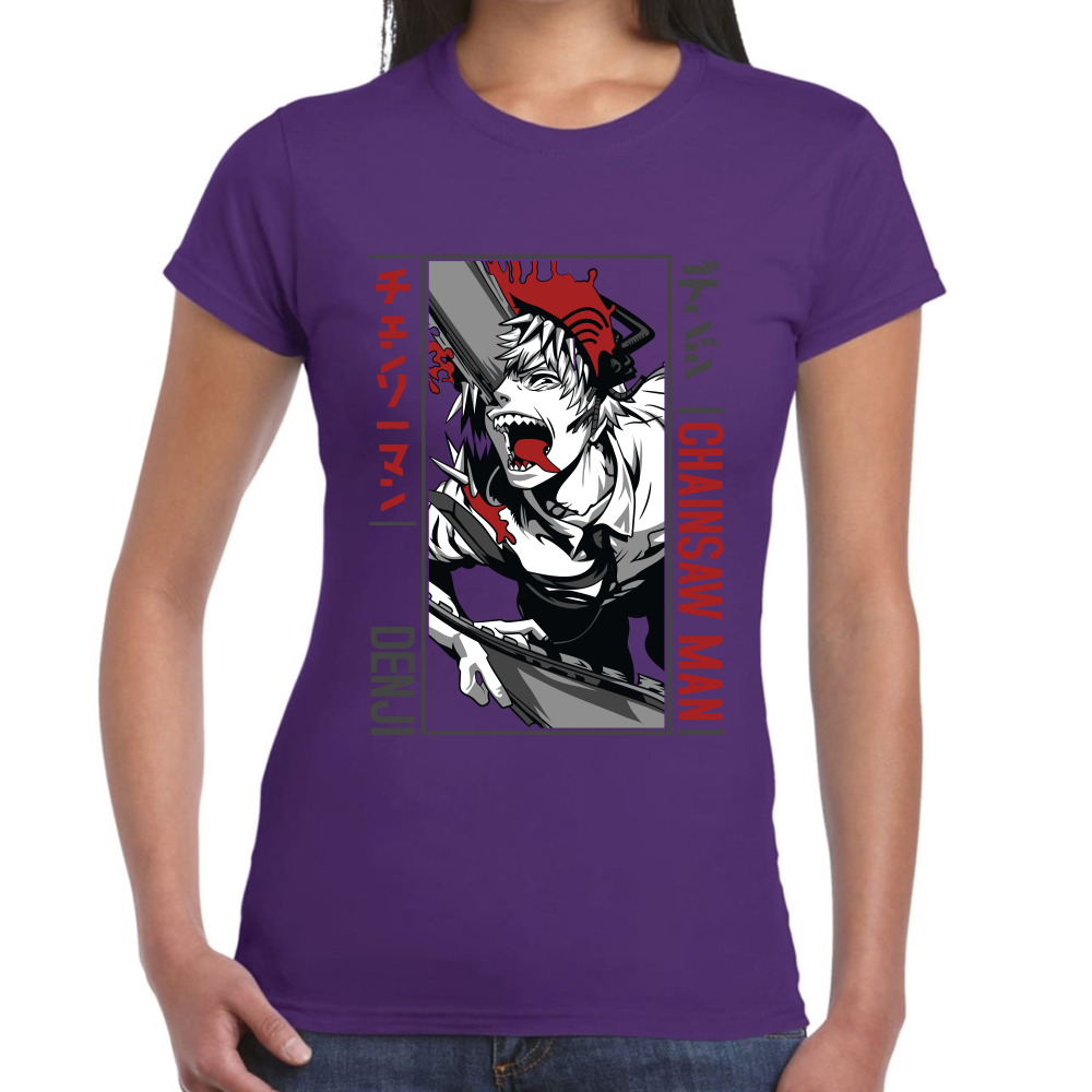 Playera Denji Chainsaw Man Algodón Premium #503