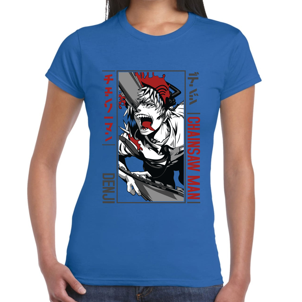 Playera Denji Chainsaw Man Algodón Premium #503
