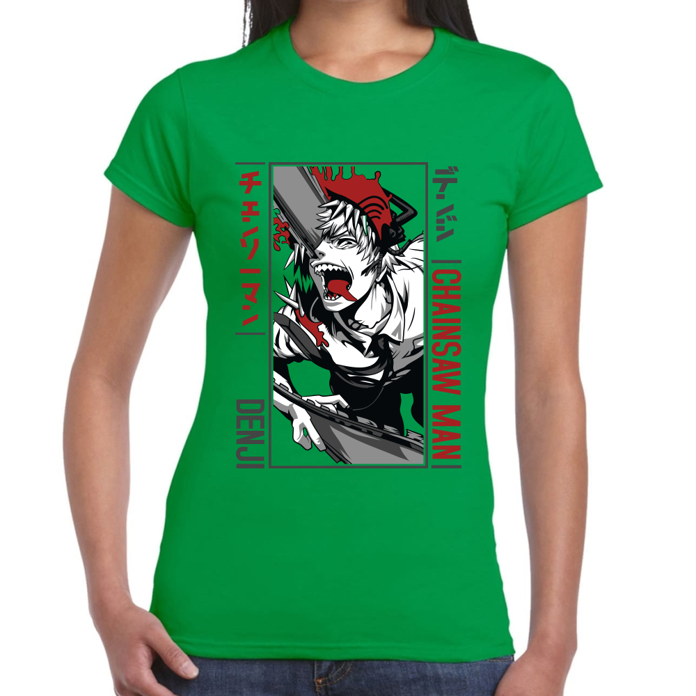 Playera Denji Chainsaw Man Algodón Premium #503