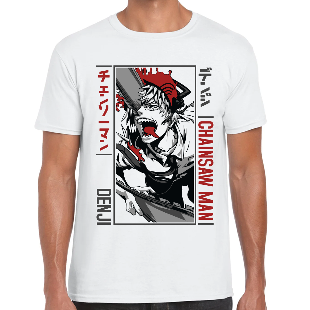 Playera Denji Chainsaw Man Algodón Premium #503
