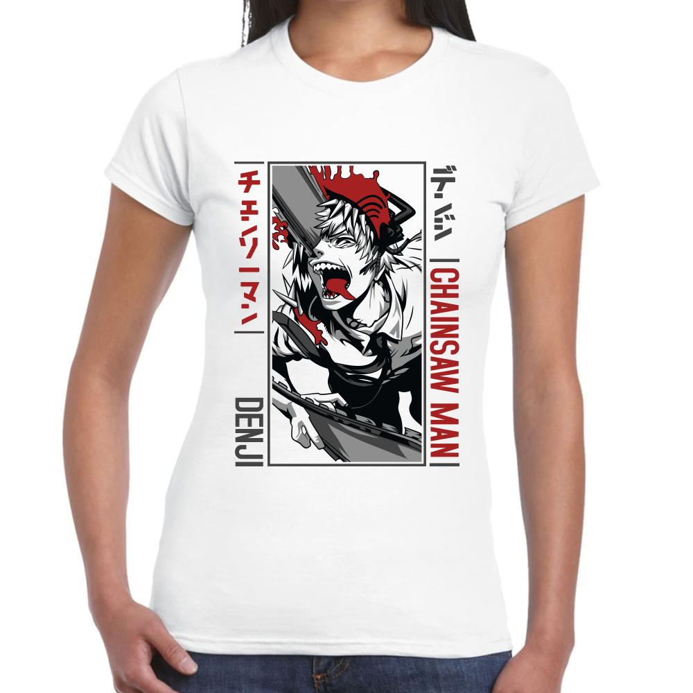 Playera Denji Chainsaw Man Algodón Premium #503