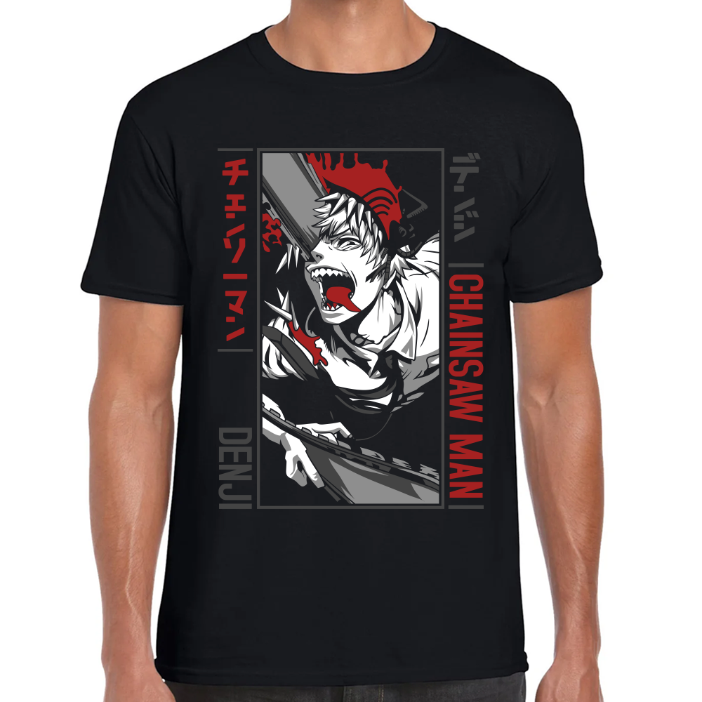 Playera Denji Chainsaw Man Algodón Premium #503