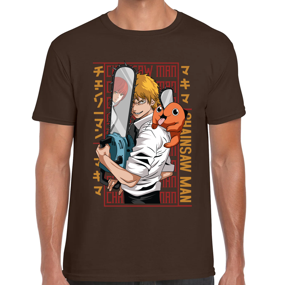 Playera Chainsaw Man Algodón Premium #505