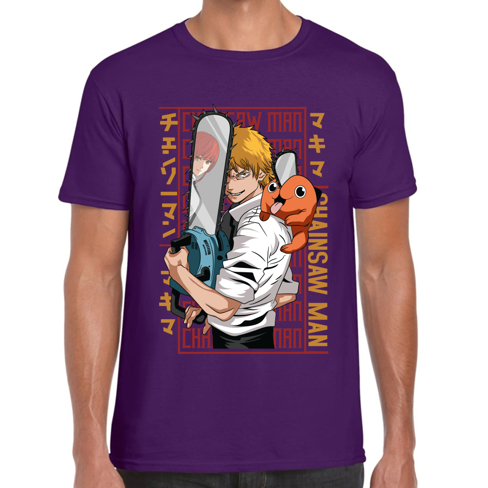 Playera Chainsaw Man Algodón Premium #505
