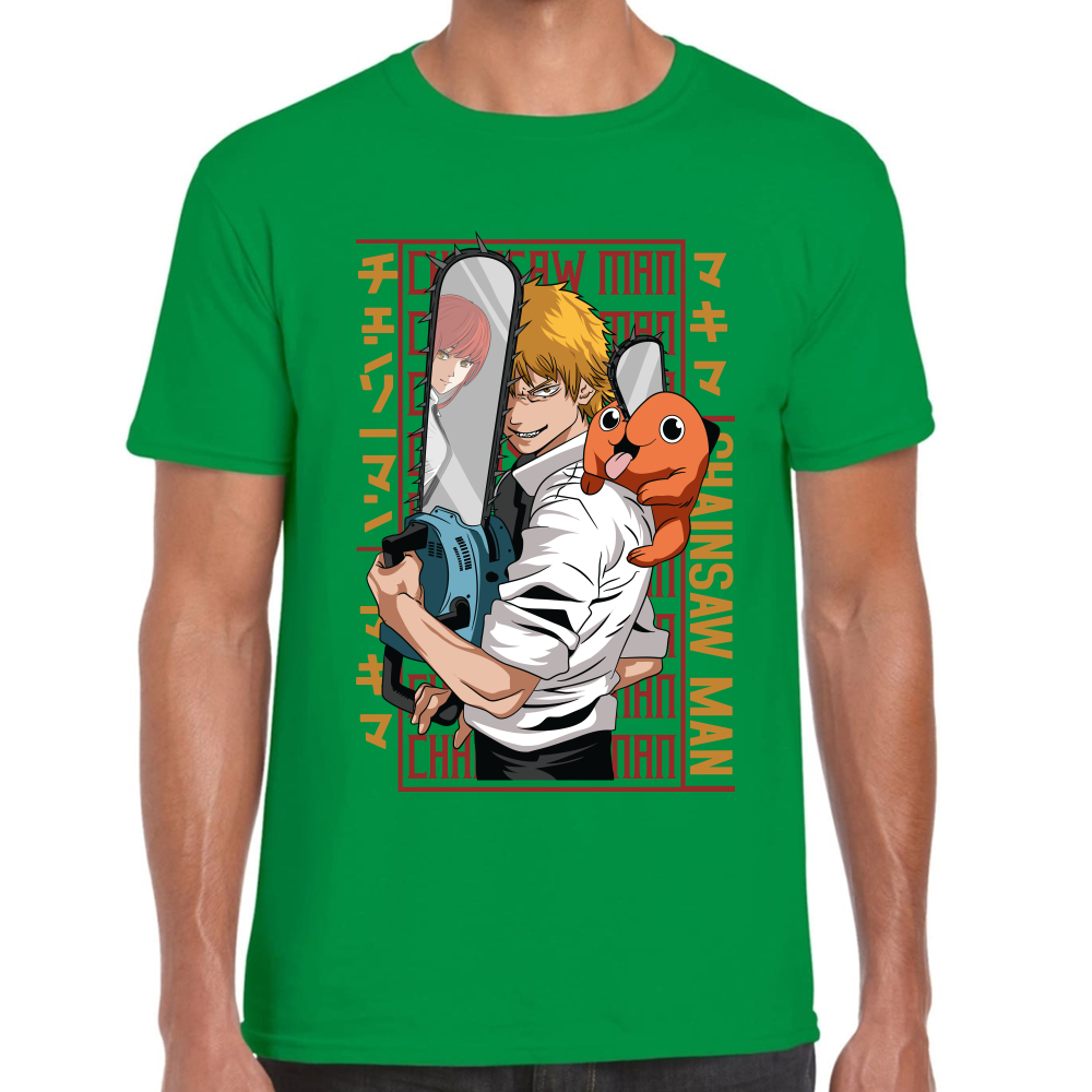 Playera Chainsaw Man Algodón Premium #505