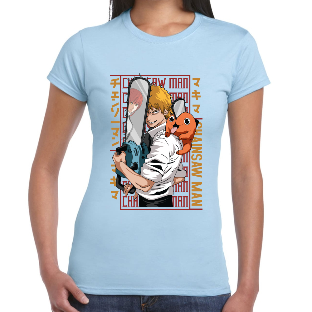Playera Chainsaw Man Algodón Premium #505