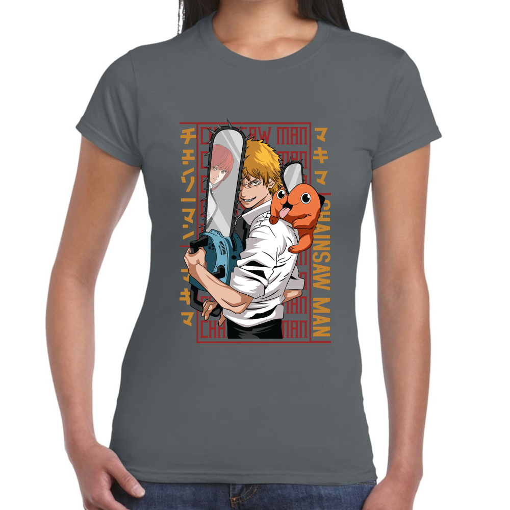 Playera Chainsaw Man Algodón Premium #505