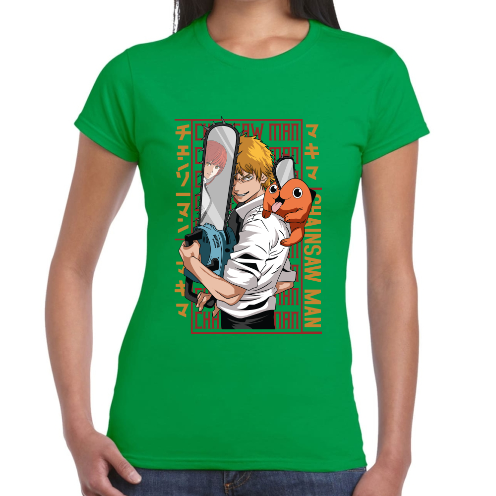 Playera Chainsaw Man Algodón Premium #505