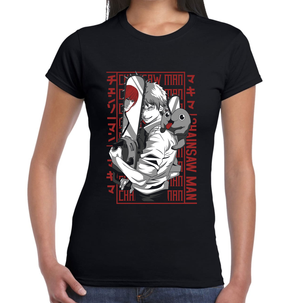 Playera Chainsaw Man Premium #506