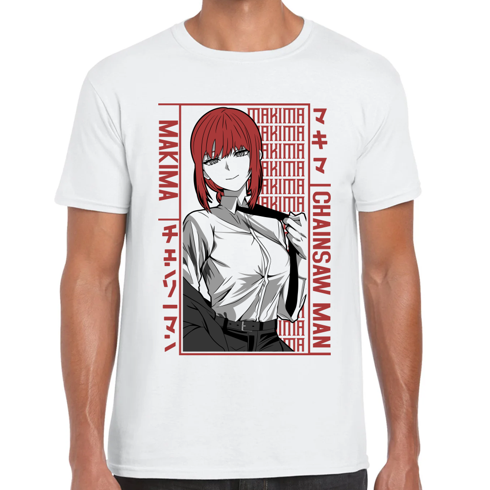 Playera Makima Chainsaw Man Algodón Premium #507