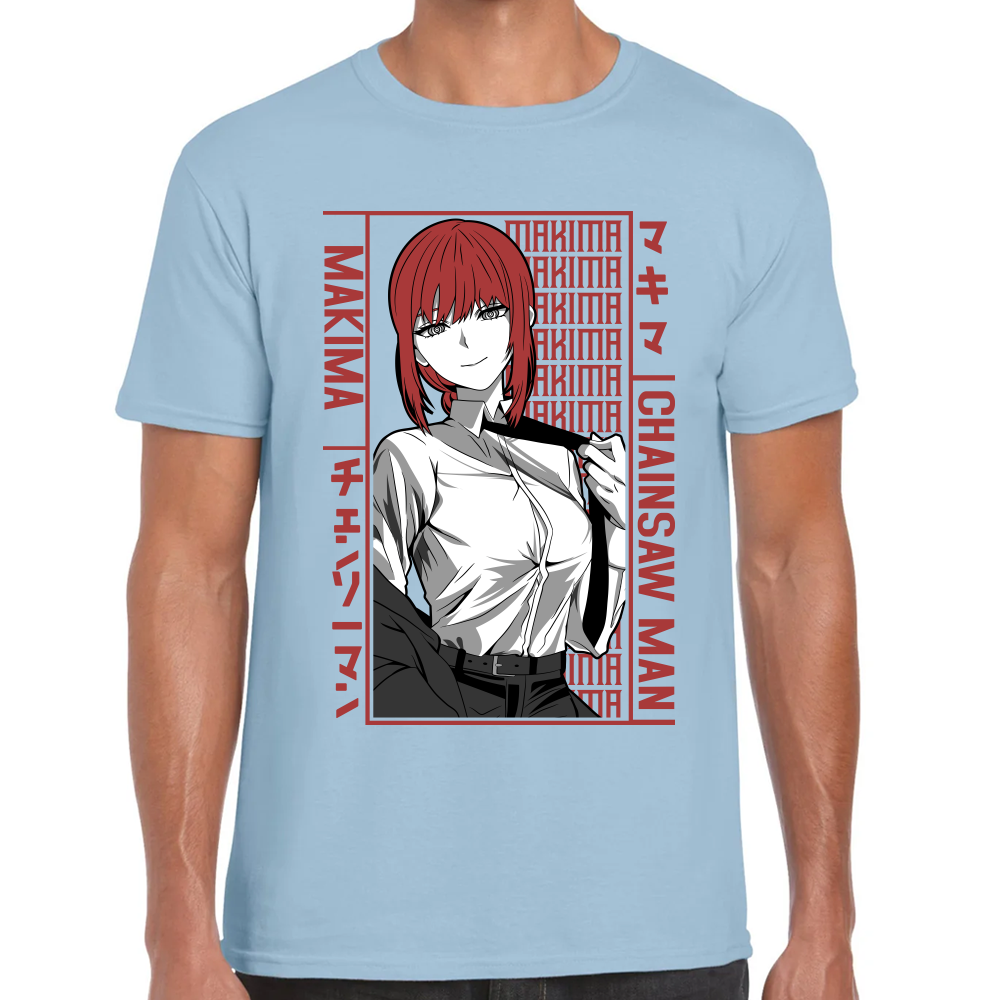 Playera Makima Chainsaw Man Algodón Premium #507