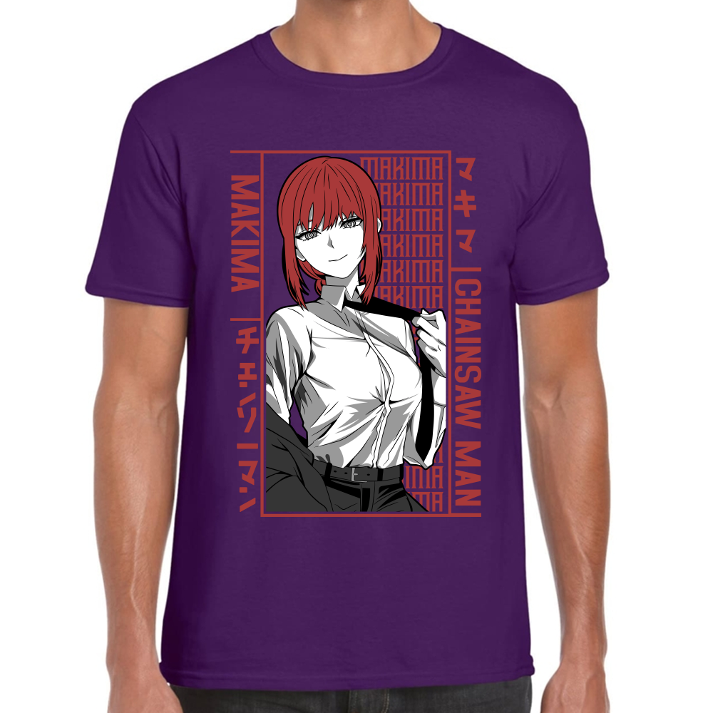 Playera Makima Chainsaw Man Algodón Premium #507