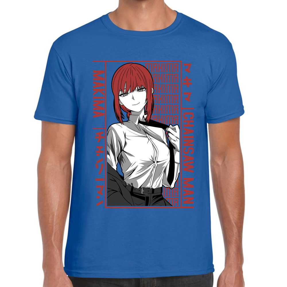 Playera Makima Chainsaw Man Algodón Premium #507