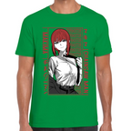 Playera Makima Chainsaw Man Algodón Premium #507