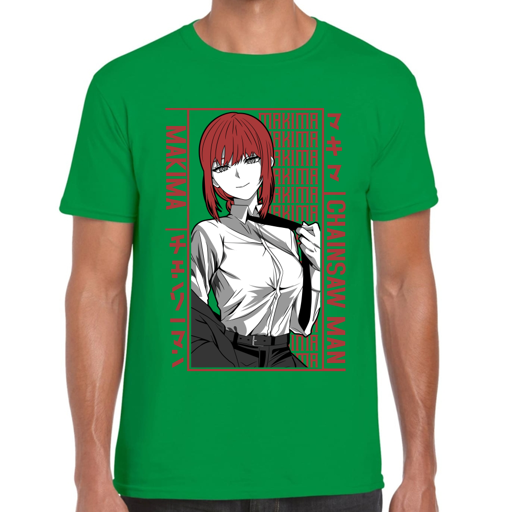 Playera Makima Chainsaw Man Algodón Premium #507
