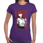 Playera Makima Chainsaw Man Algodón Premium #507
