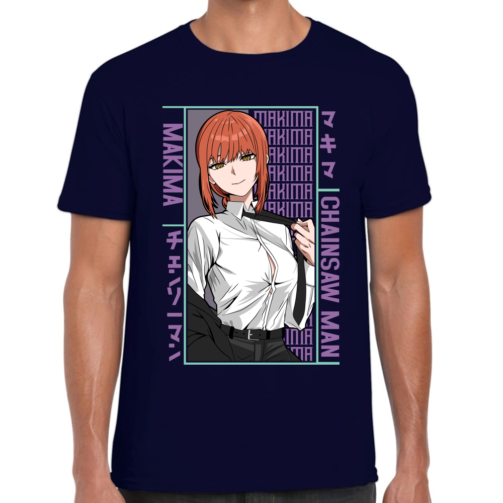 Playera Makima Chainsaw Man Algodón Premium #508