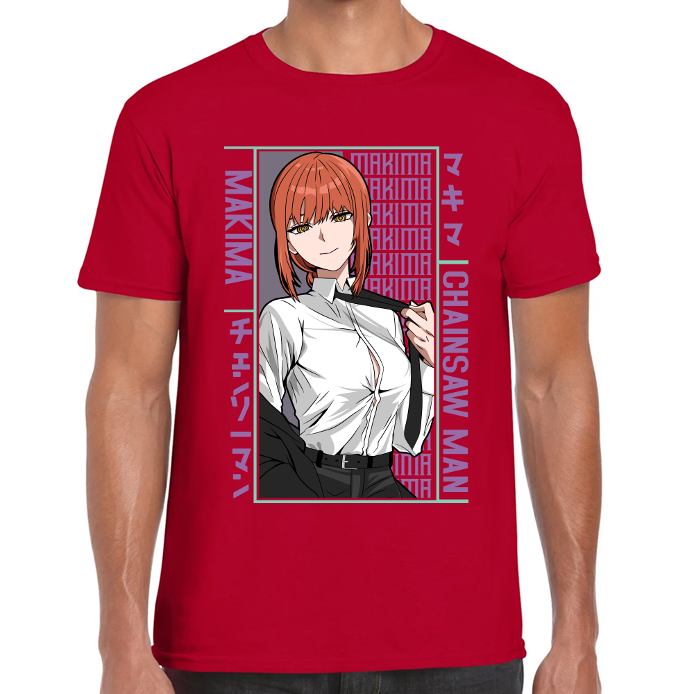 Playera Makima Chainsaw Man Algodón Premium #508