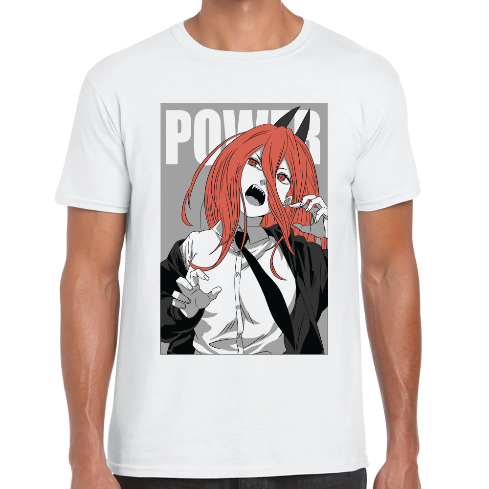 Playera Power Chainsaw Man Algodón Premium #510 Imagen principal del producto