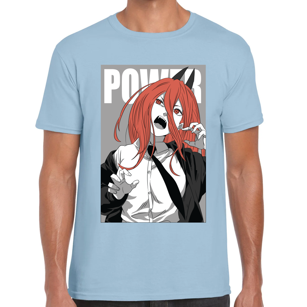 Playera Power Chainsaw Man Algodón Premium #510