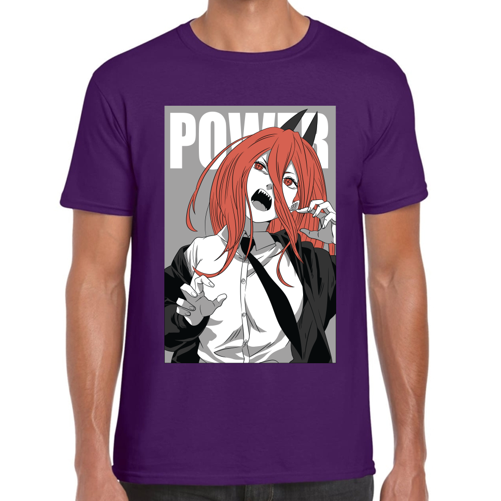 Playera Power Chainsaw Man Algodón Premium #510