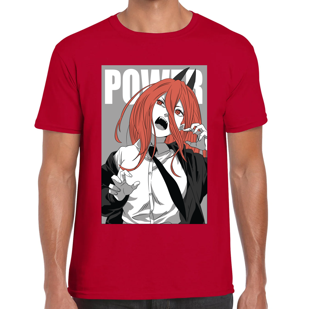 Playera Power Chainsaw Man Algodón Premium #510