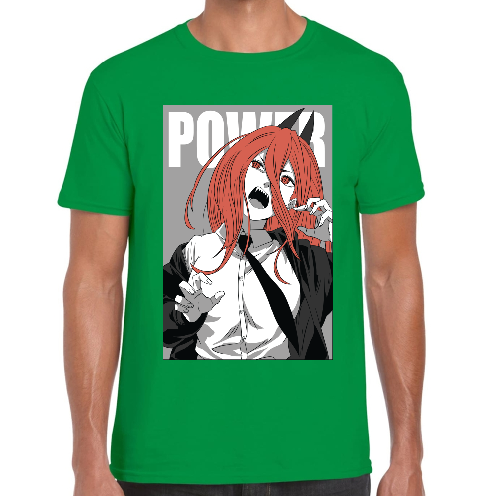 Playera Power Chainsaw Man Algodón Premium #510