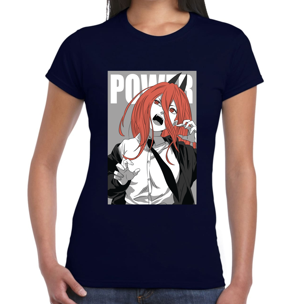Playera Power Chainsaw Man Algodón Premium #510