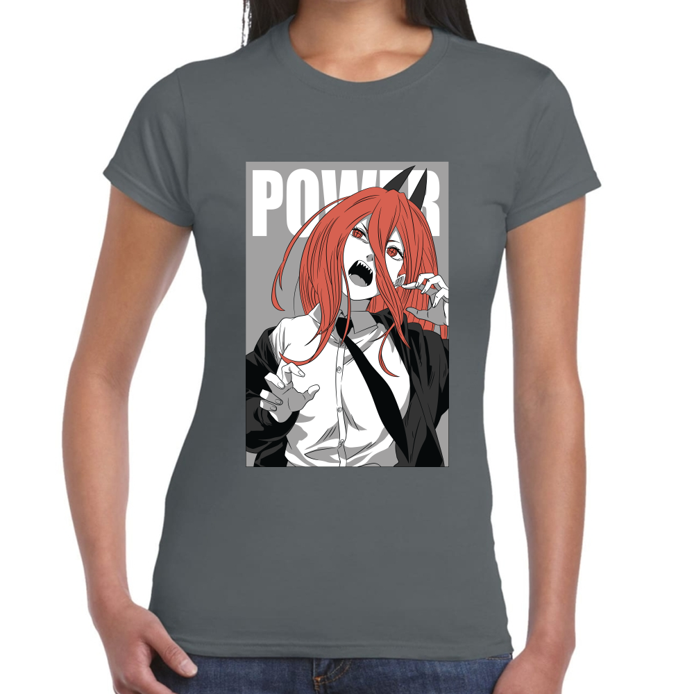Playera Power Chainsaw Man Algodón Premium #510
