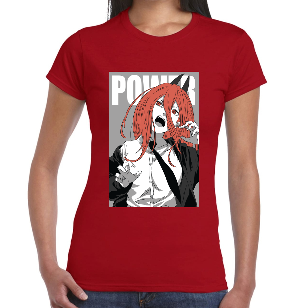 Playera Power Chainsaw Man Algodón Premium #510