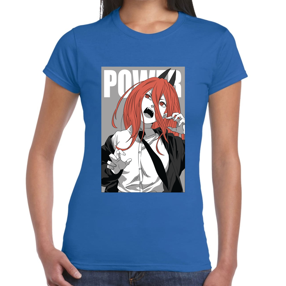Playera Power Chainsaw Man Algodón Premium #510