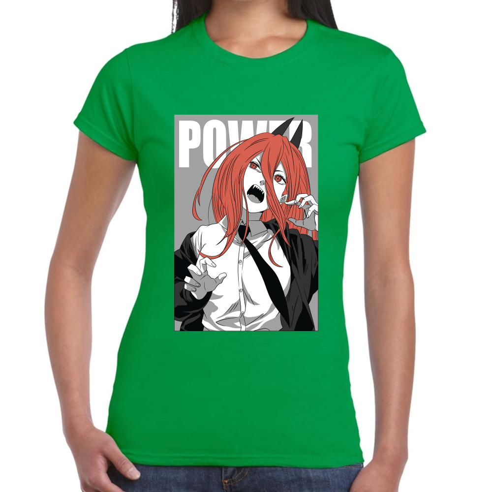 Playera Power Chainsaw Man Algodón Premium #510