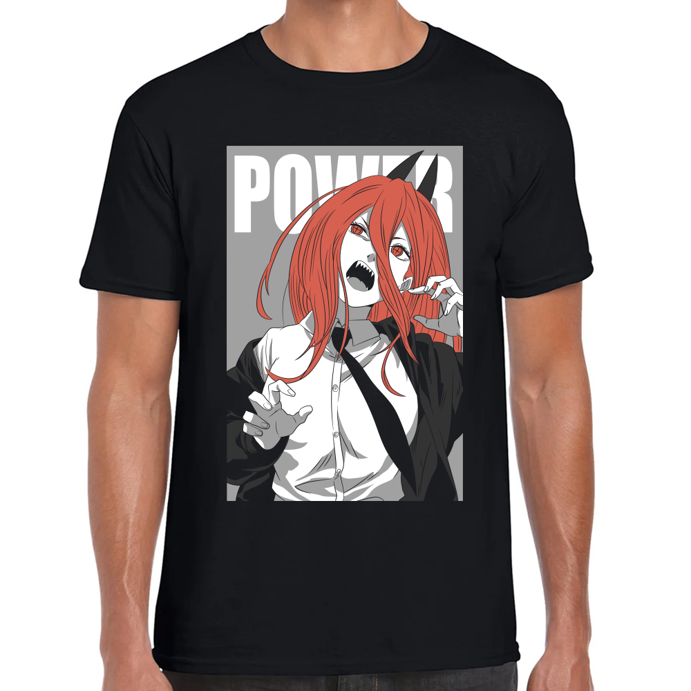 Playera Power Chainsaw Man Algodón Premium #510
