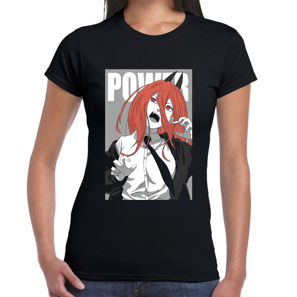 Playera Power Chainsaw Man Algodón Premium #510