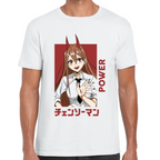 Playera Power Chainsaw Man Algodón Premium #511