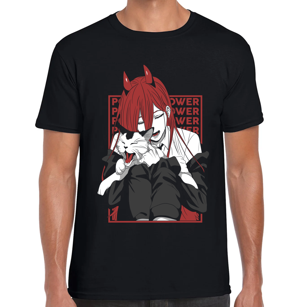 Playera Power Chainsaw Man Algodón Premium #512