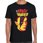 Playera Space Invader David Bowie Algodón Premium #517