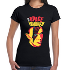 Playera Space Invader David Bowie Algodón Premium #517