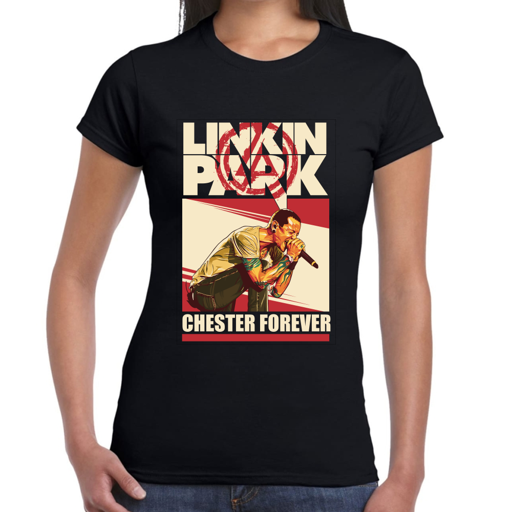 Playera Chester Charles Bennington Linkin Park Algodón Premium #518 Imagen secundaria del producto