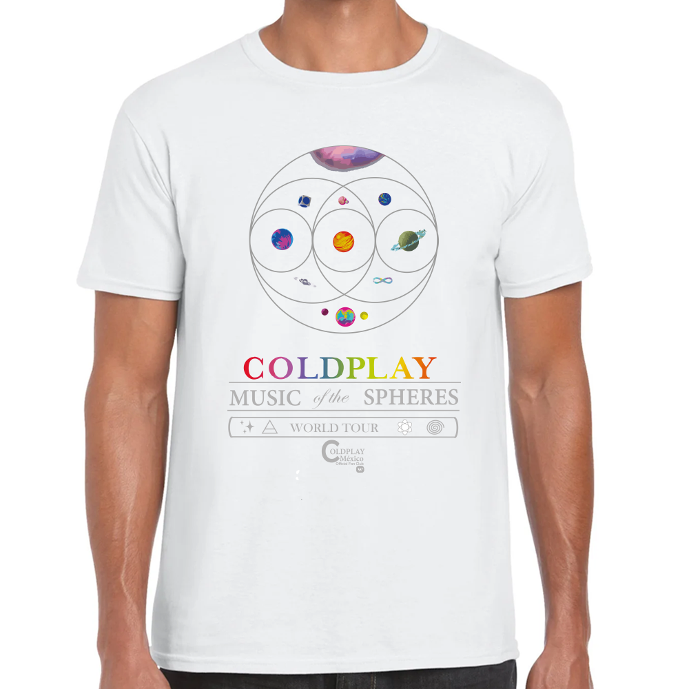 Playera Coldplay Algodón Premium #519