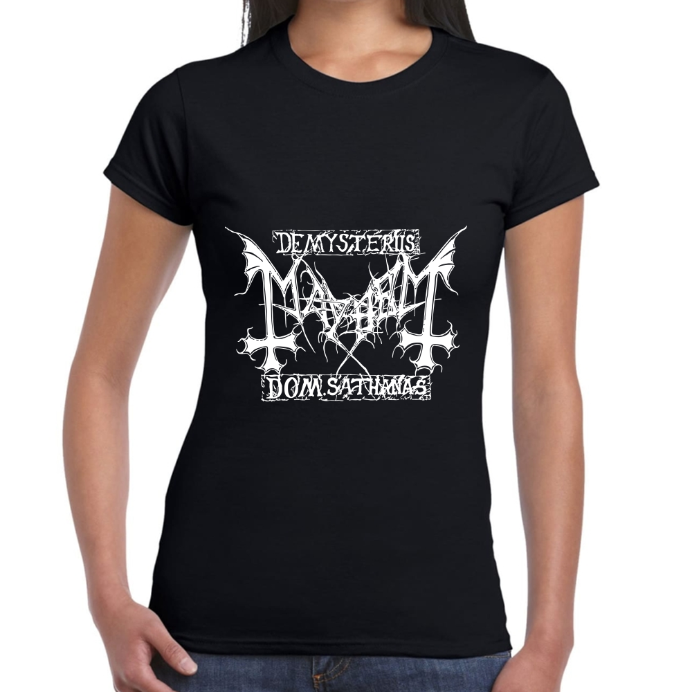 Playera Mayhem De Mysteriis Dom Sathanas Algodón Premium #527