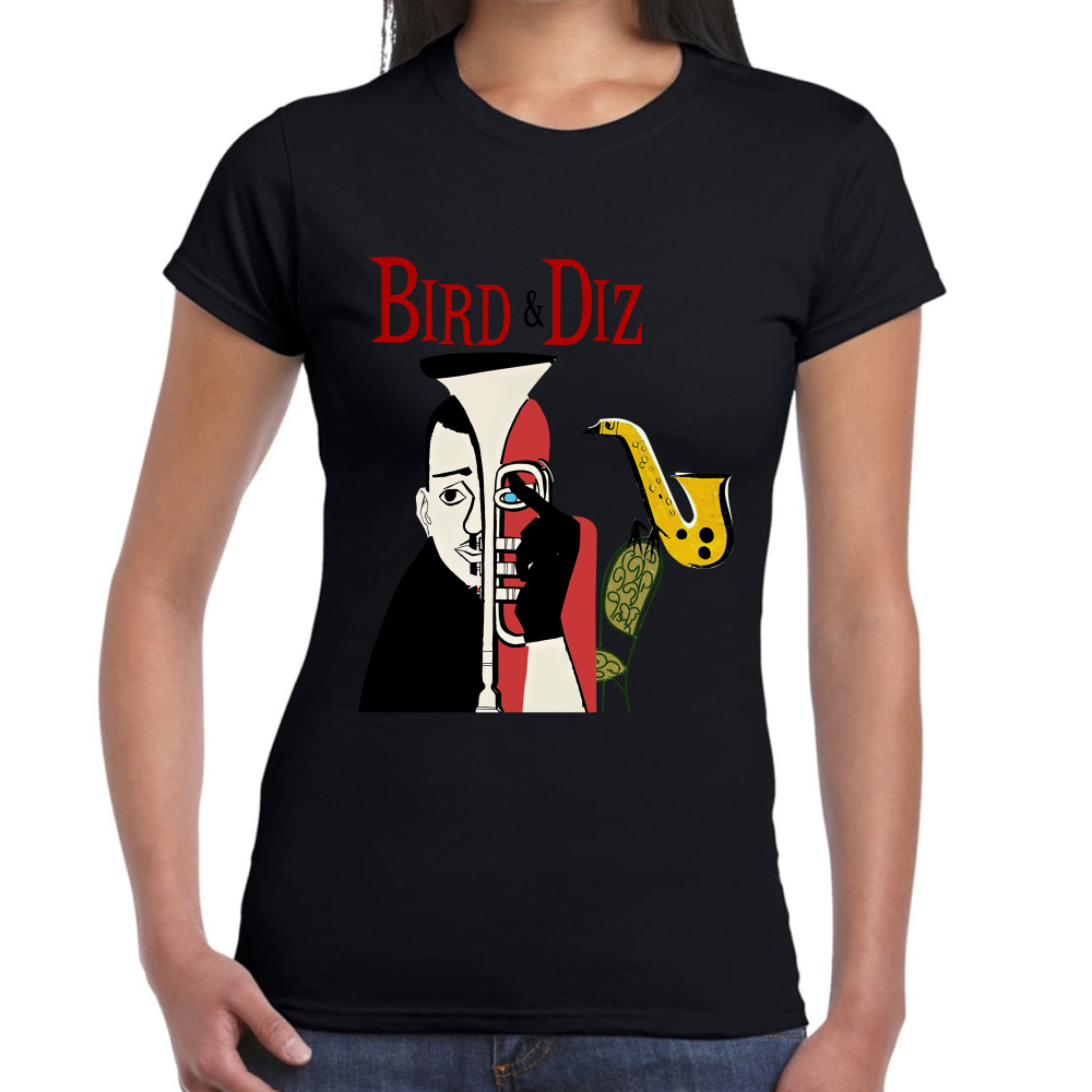 Playera Charlie Parker Bird and Diz Algodón Premium #530