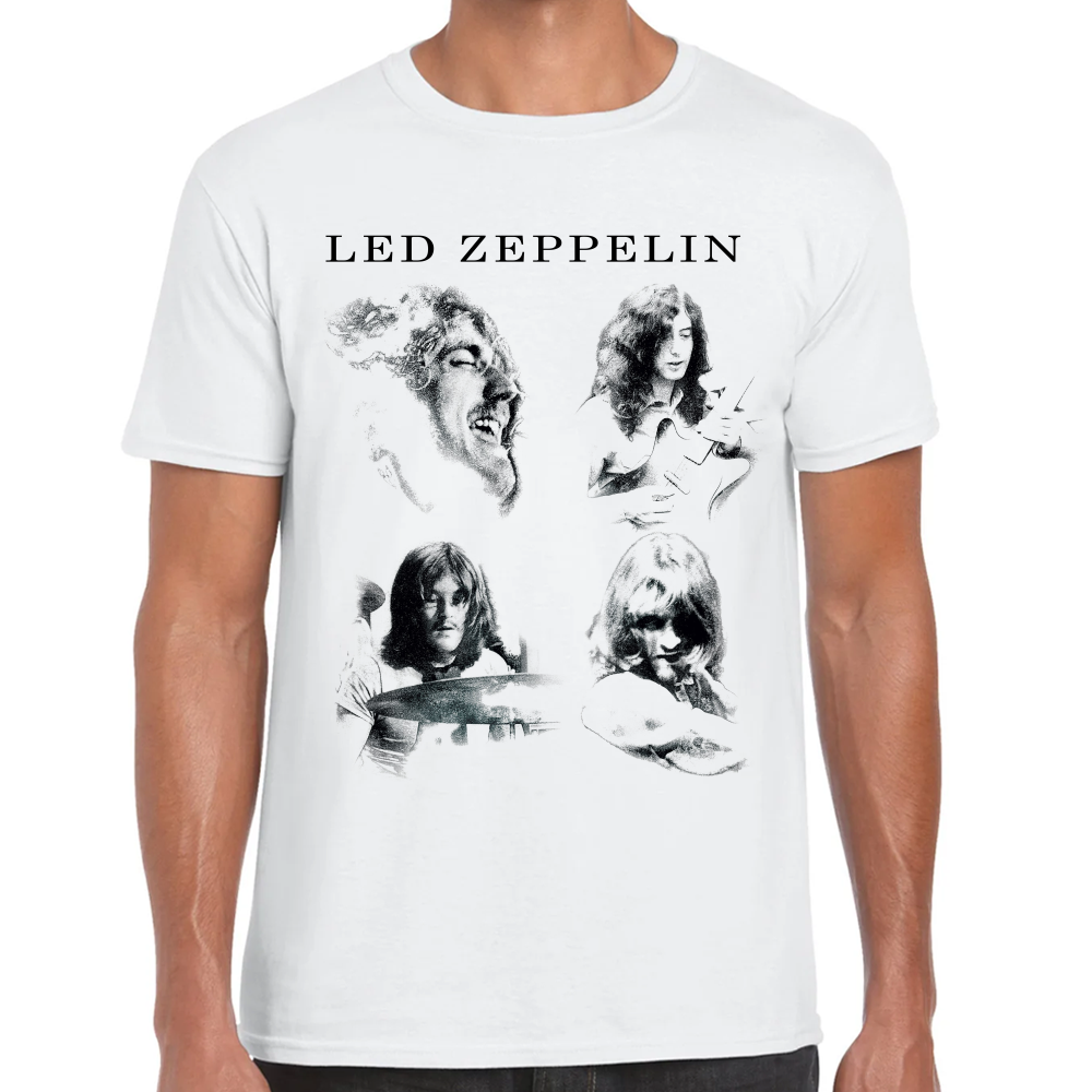 Playera Led Zeppelin Algodón Premium #532