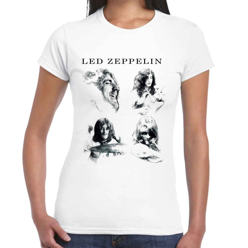 Playera Led Zeppelin Algodón Premium #532