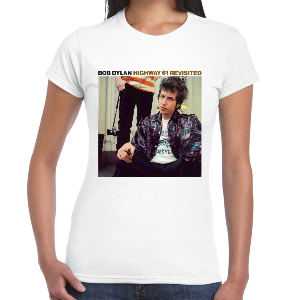 Playera Bob Dylan Highway 61 Revisited Algodón Premium #546