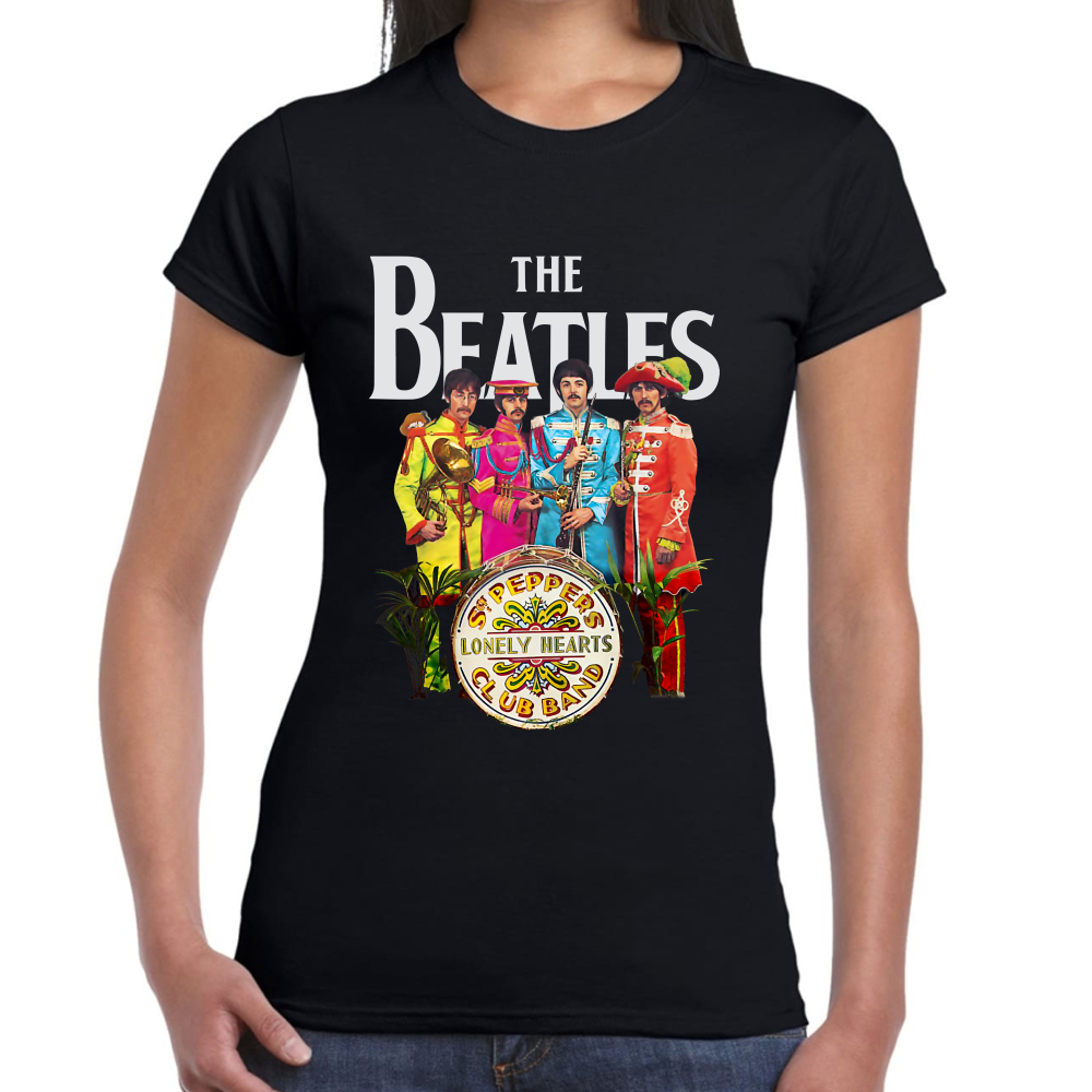 Playera The Beatles Sgt. Pepper's Lonely Hearts Club Band Algodón Premium #556 Imagen principal del producto