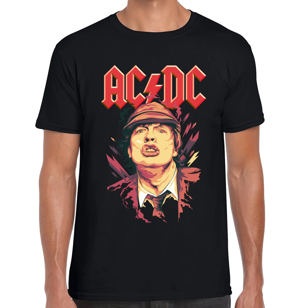 Playera AC/DC Angus Young Algodón Premium #562 Imagen principal del producto