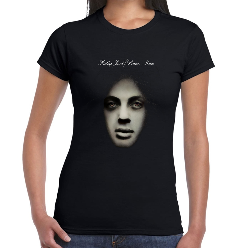 Playera Billy Joel Piano Man Algodón Premium #563 Imagen secundaria del producto