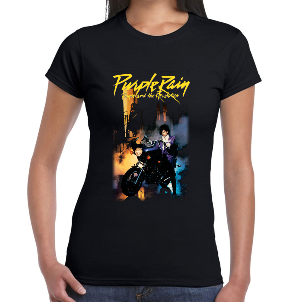 Playera Prince Purple Rain Algodón Premium #571